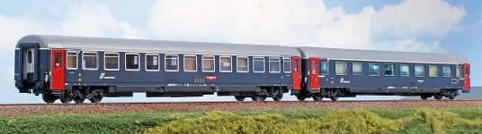 ACME 55361 - H0 - 2-tlg. Set Personenwagen Intercity Notte, FS, Ep. VI